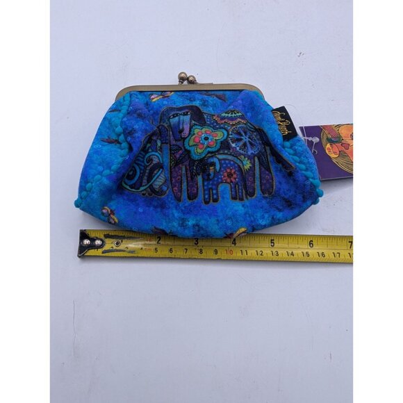 New Laurel Burch Canine Family Coin Purse or Dog Cosmetic Bag With Kiss Lock - Picture 12 of 13